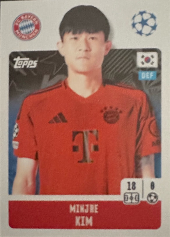 Champions League 2024/25 Topps Mancolista - Scegli figurina da 101 a 200