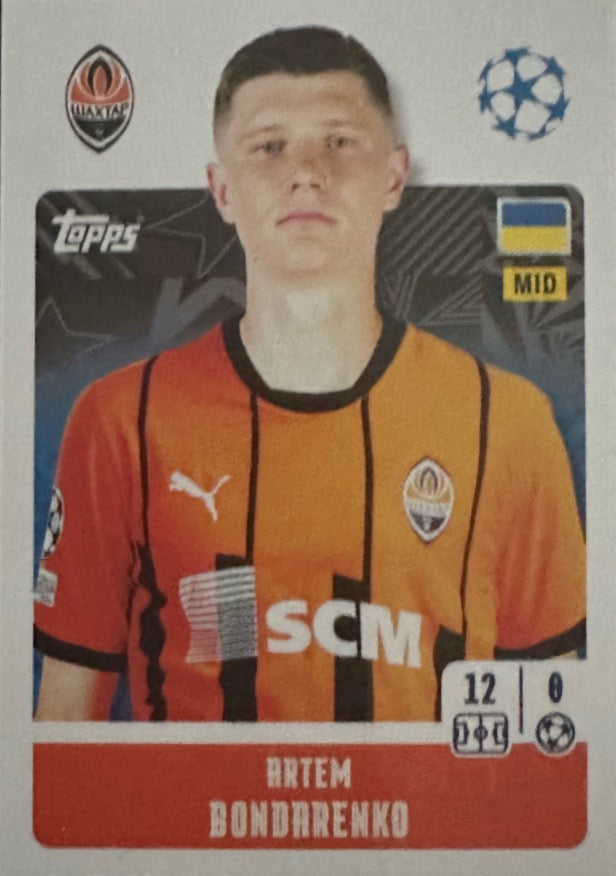 Champions League 2024/25 Topps Mancolista - Scegli figurina 201-300