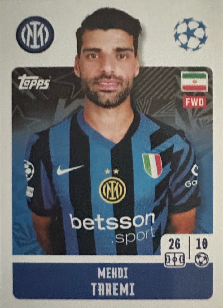 Champions League 2024/25 Topps Mancolista - Scegli figurina da 101 a 200