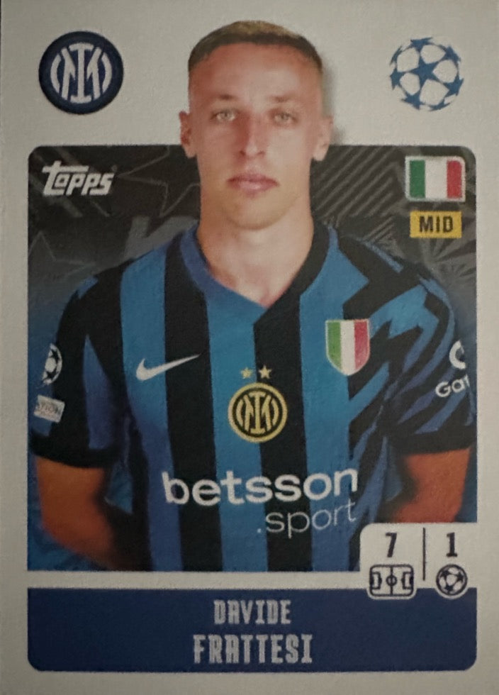 Champions League 2024/25 Topps Mancolista - Scegli figurina da 101 a 200