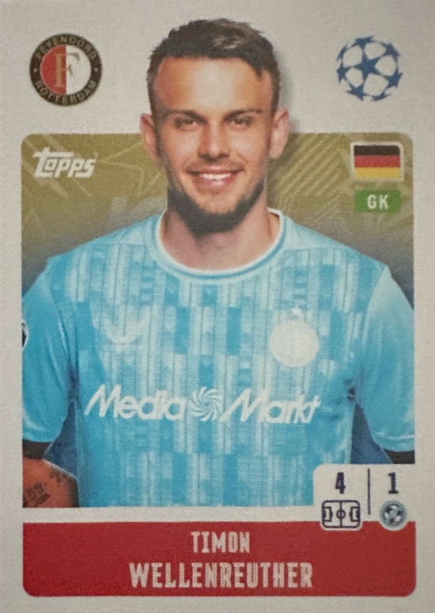 Champions League 2024/25 Topps Mancolista - Scegli figurina 201-300