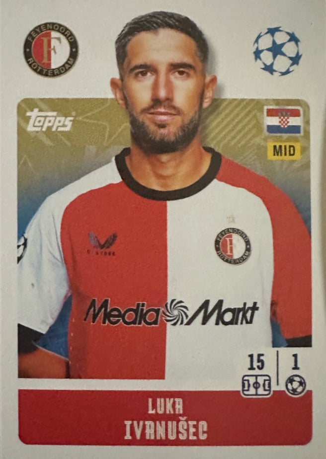 Champions League 2024/25 Topps Mancolista - Scegli figurina 201-300