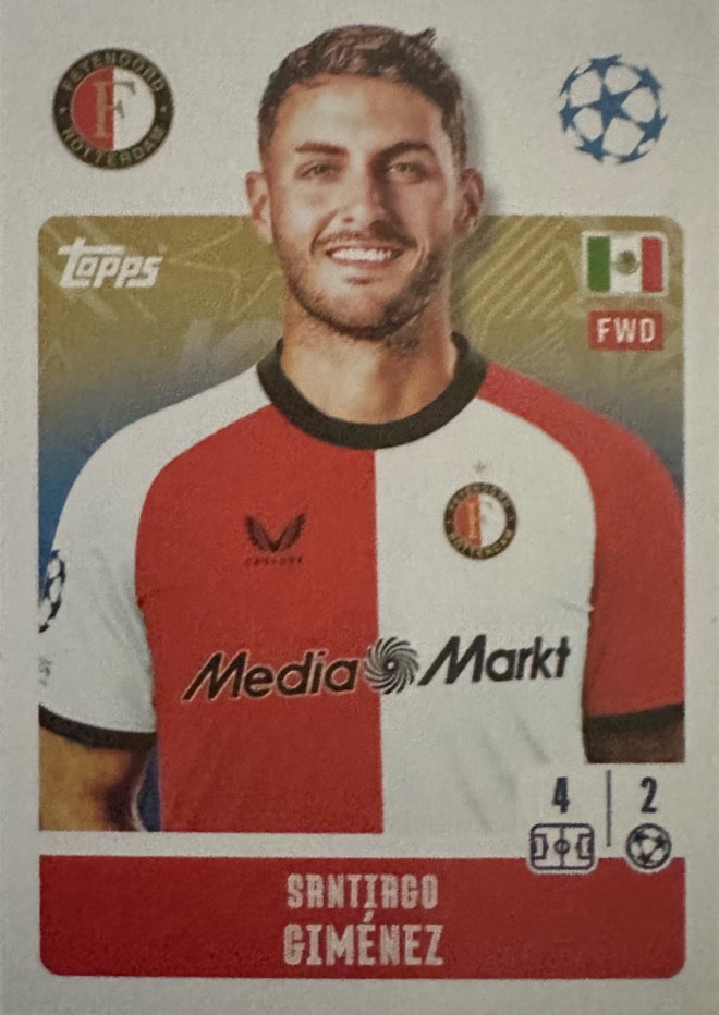 Champions League 2024/25 Topps Mancolista - Scegli figurina 201-300