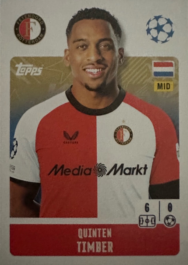 Champions League 2024/25 Topps Mancolista - Scegli figurina 201-300