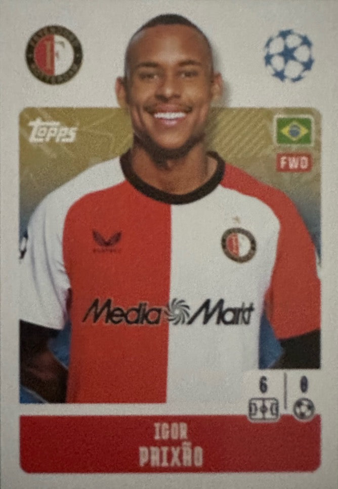 Champions League 2024/25 Topps Mancolista - Scegli figurina 201-300