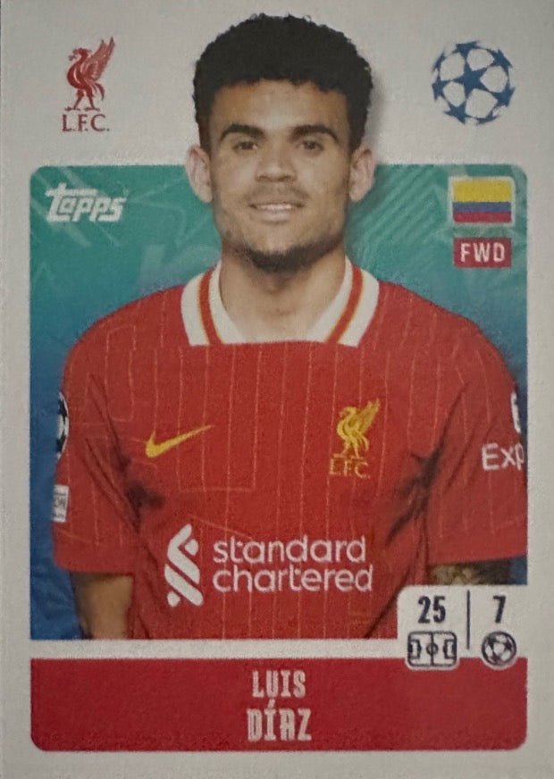 Champions League 2024/25 Topps Mancolista - Scegli figurina 201-300