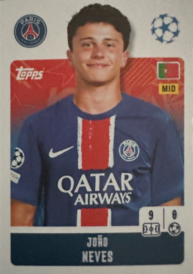 Champions League 2024/25 Topps Mancolista - Scegli figurina 201-300