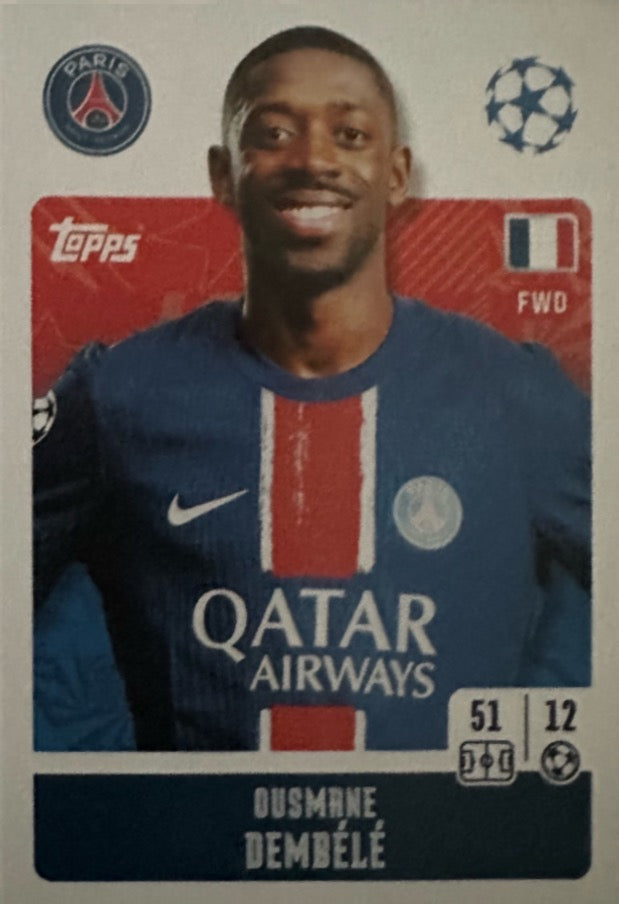 Champions League 2024/25 Topps Mancolista - Scegli figurina 201-300