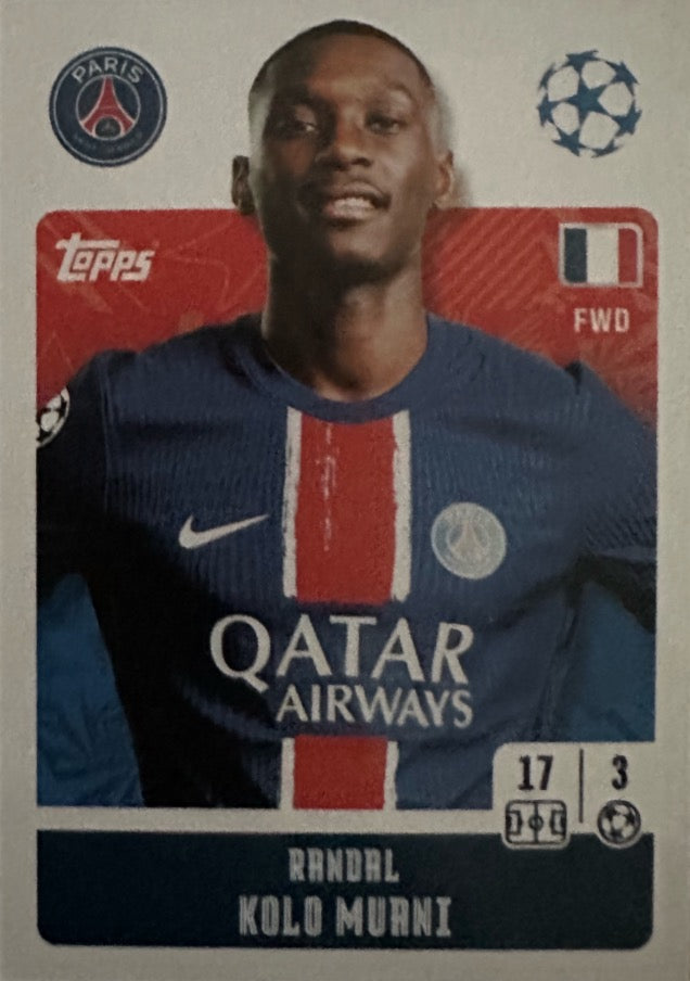 Champions League 2024/25 Topps Mancolista - Scegli figurina 201-300