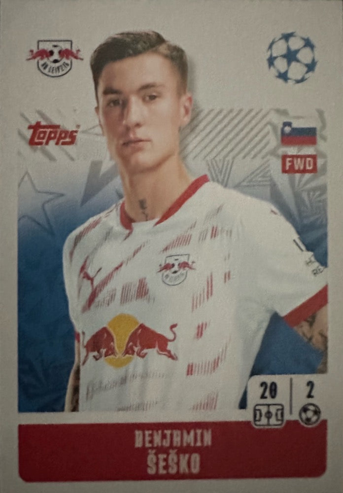 Champions League 2024/25 Topps Mancolista - Scegli figurina da 301 a 400