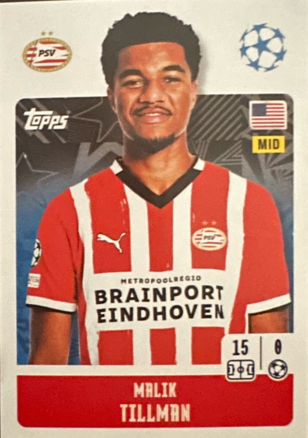 Champions League 2024/25 Topps Mancolista - Scegli figurina da 301 a 400