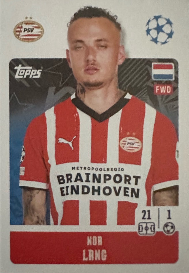 Champions League 2024/25 Topps Mancolista - Scegli figurina da 301 a 400