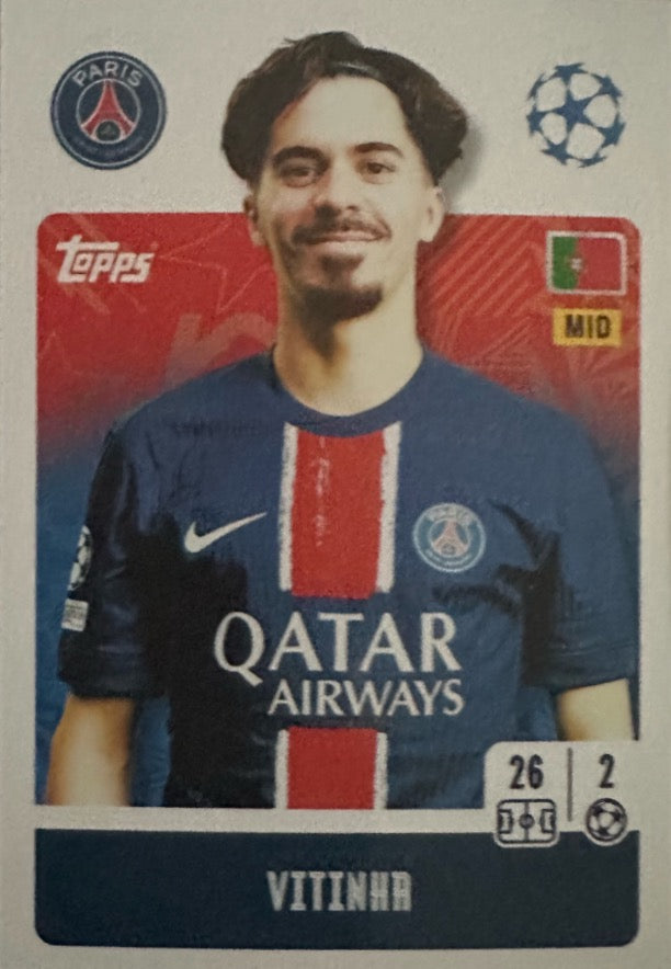 Champions League 2024/25 Topps Mancolista - Scegli figurina 201-300