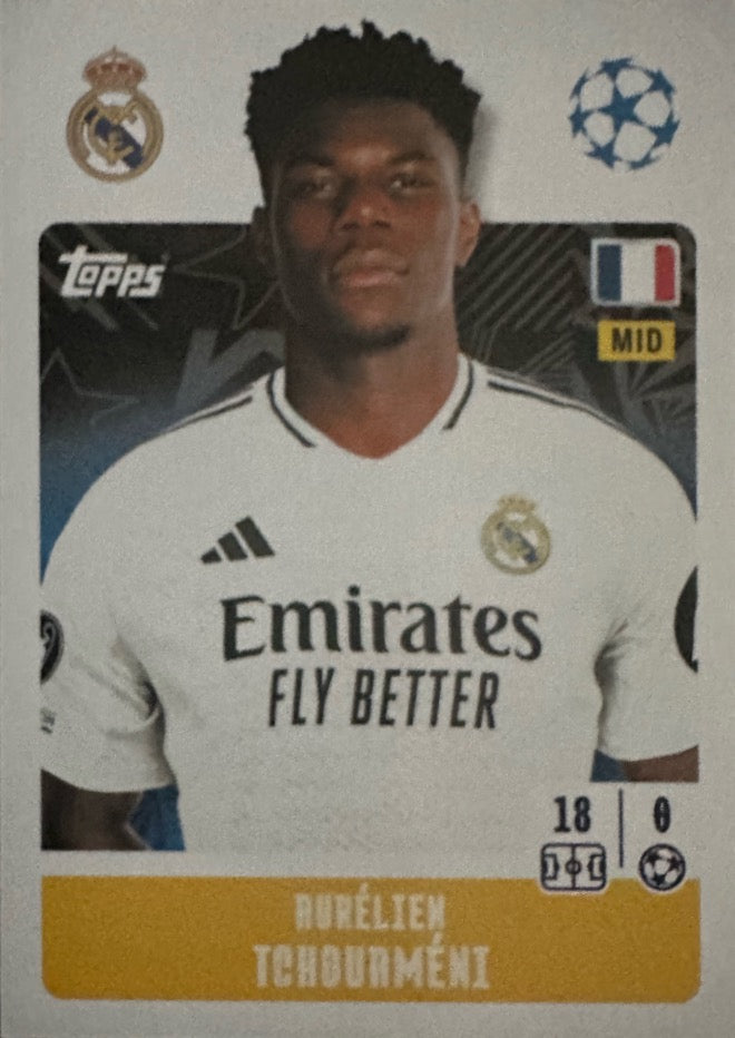 Champions League 2024/25 Topps Mancolista - Scegli figurina da 301 a 400