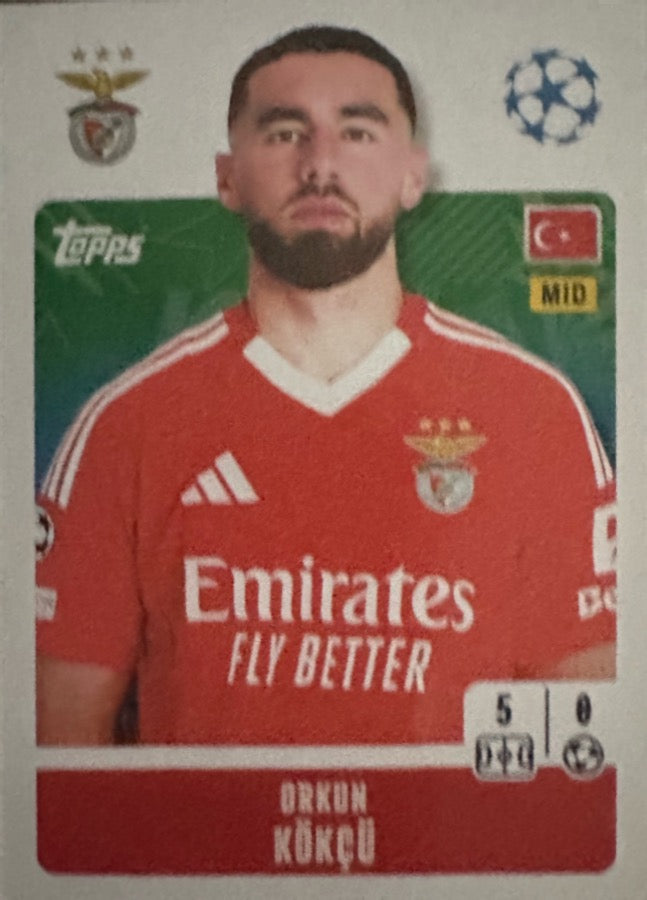 Champions League 2024/25 Topps Mancolista - Scegli figurina da 301 a 400