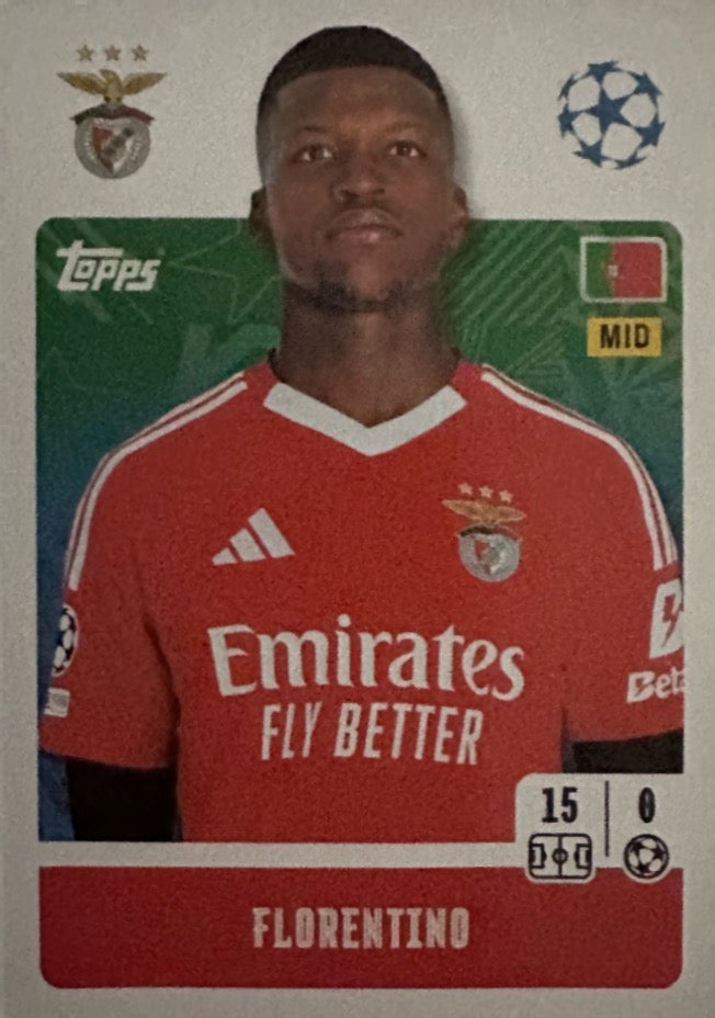 Champions League 2024/25 Topps Mancolista - Scegli figurina da 301 a 400