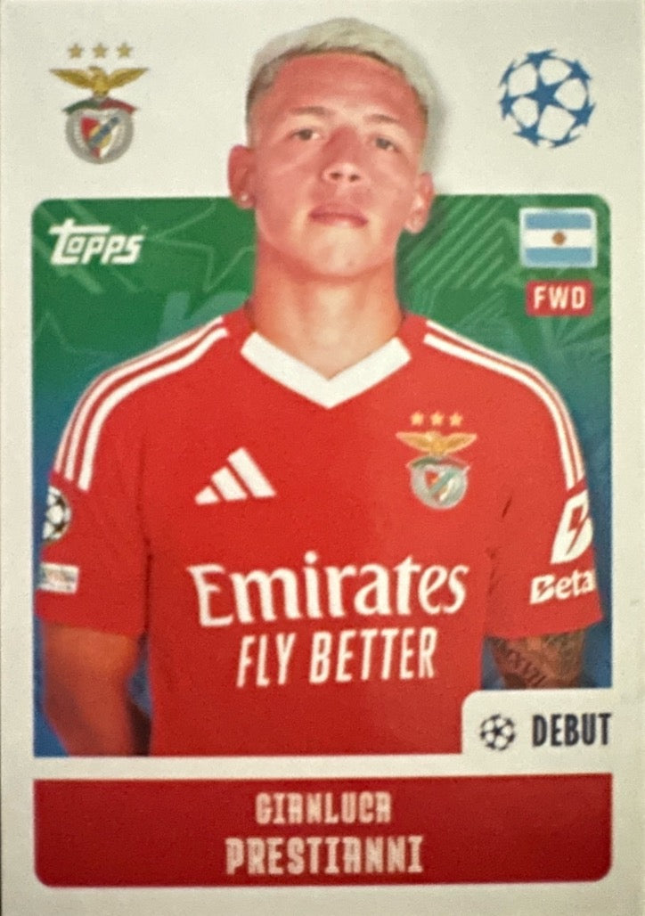 Champions League 2024/25 Topps Mancolista - Scegli figurina da 301 a 400