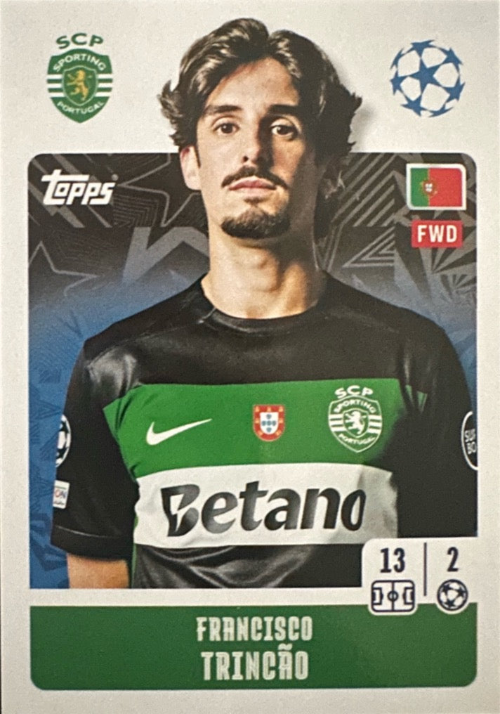 Champions League 2024/25 Topps Mancolista - Scegli figurina da 301 a 400