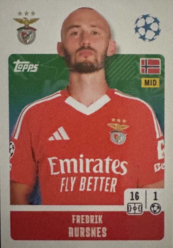 Champions League 2024/25 Topps Mancolista - Scegli figurina da 301 a 400