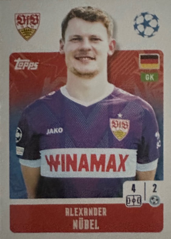 Champions League 2024/25 Topps Mancolista - Scegli figurina da 301 a 400