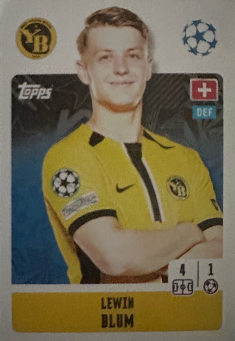 Champions League 2024/25 Topps Mancolista - Scegli figurina da 401 a 500