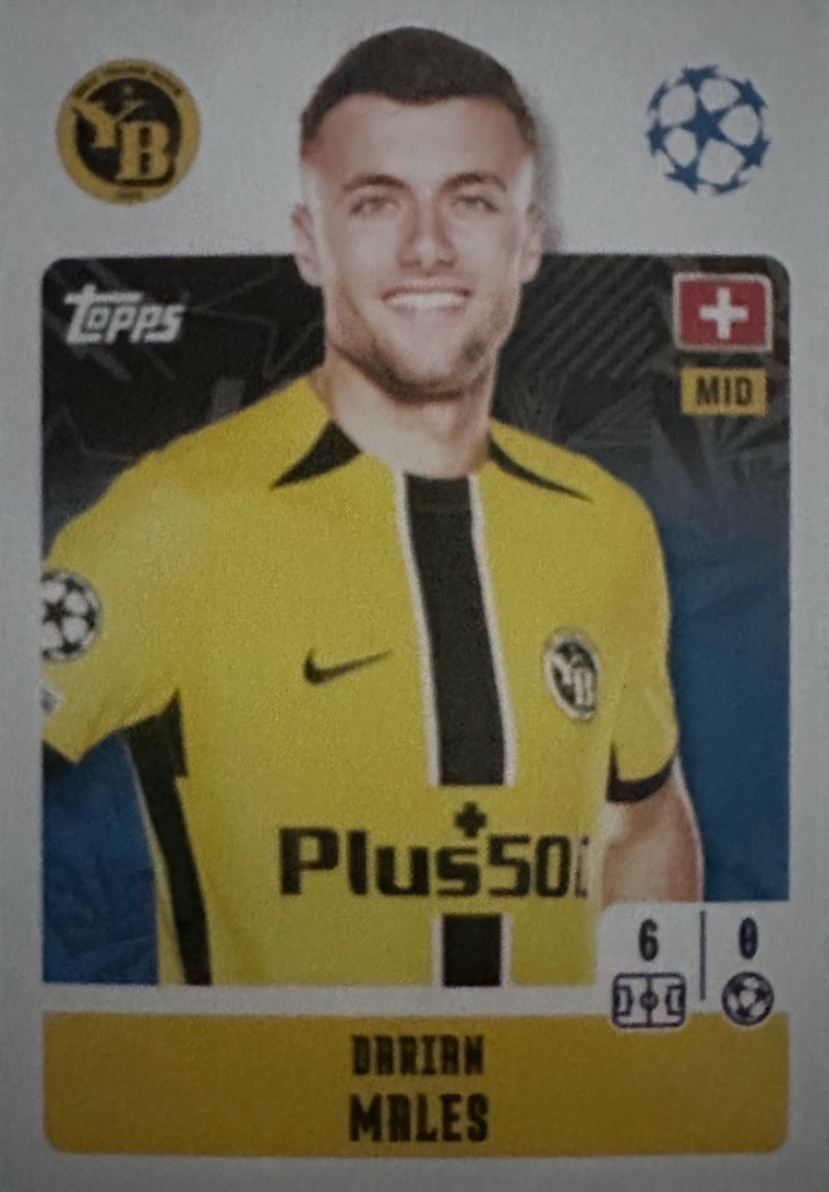 Champions League 2024/25 Topps Mancolista - Scegli figurina da 401 a 500