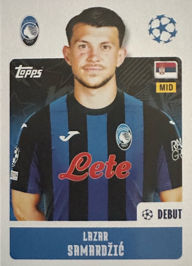 Champions League 2024/25 Topps Mancolista - Scegli figurina Da 1 a 100