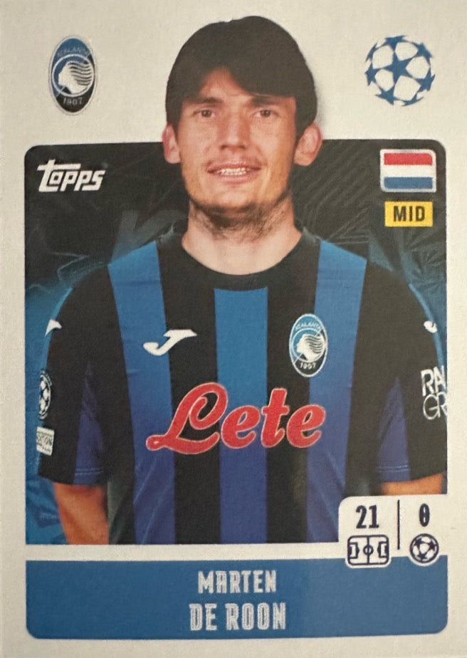 Champions League 2024/25 Topps Mancolista - Scegli figurina Da 1 a 100