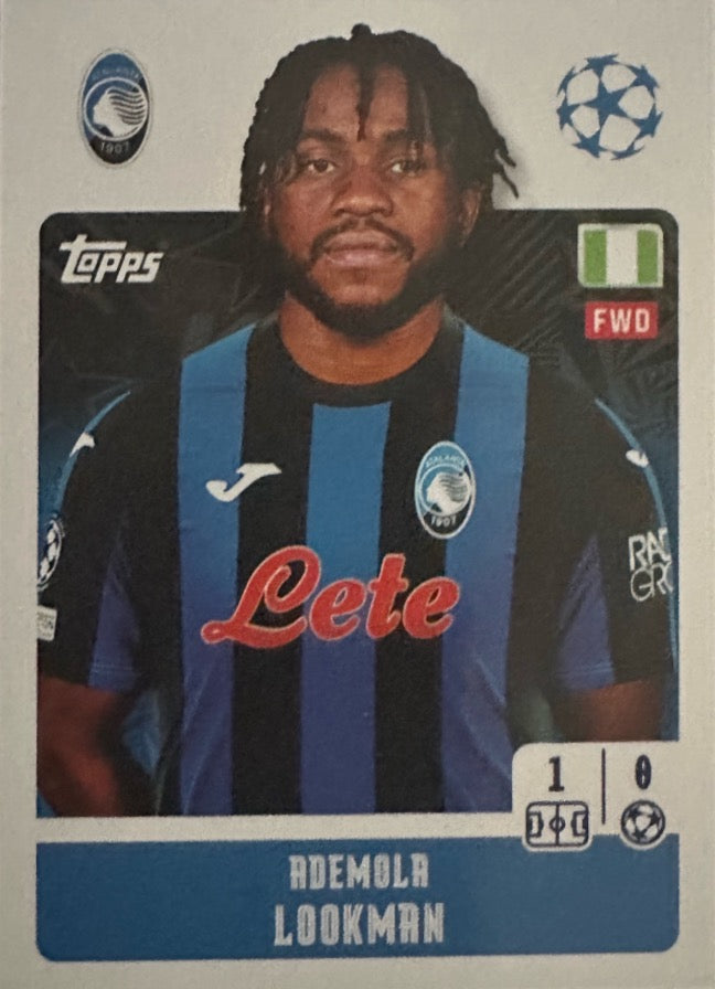 Champions League 2024/25 Topps Mancolista - Scegli figurina Da 1 a 100