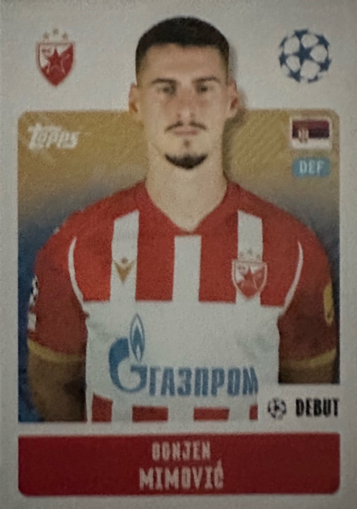 Champions League 2024/25 Topps Mancolista - Scegli figurina da 401 a 500