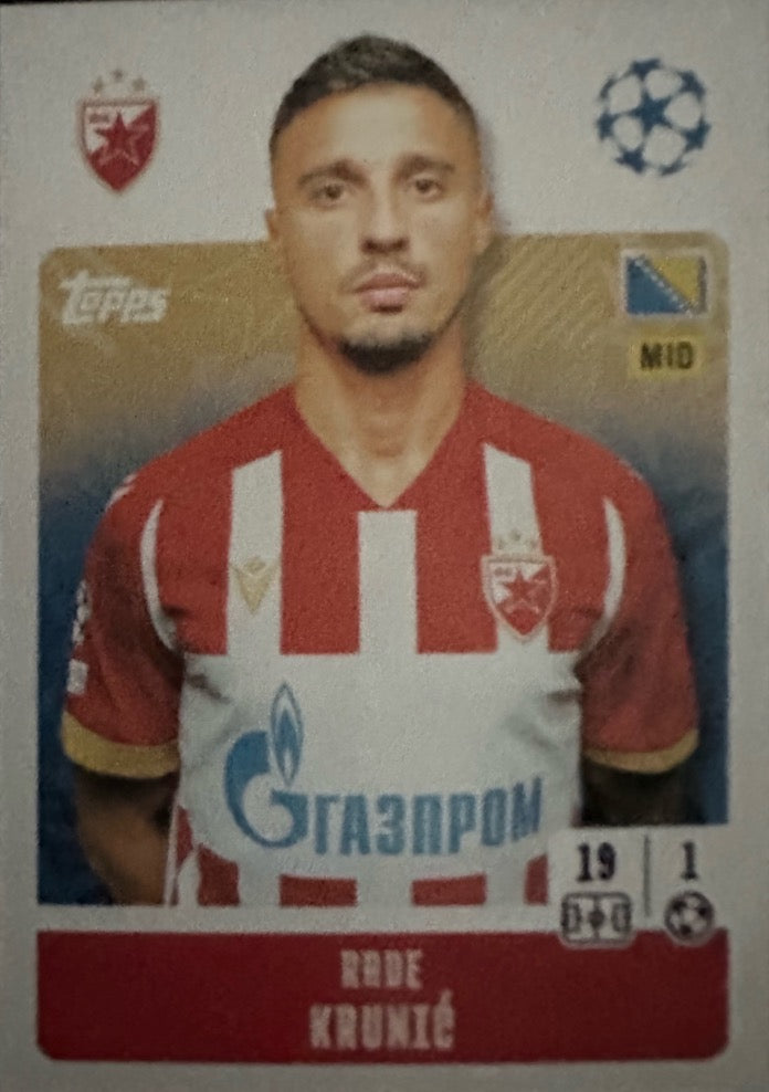 Champions League 2024/25 Topps Mancolista - Scegli figurina da 401 a 500