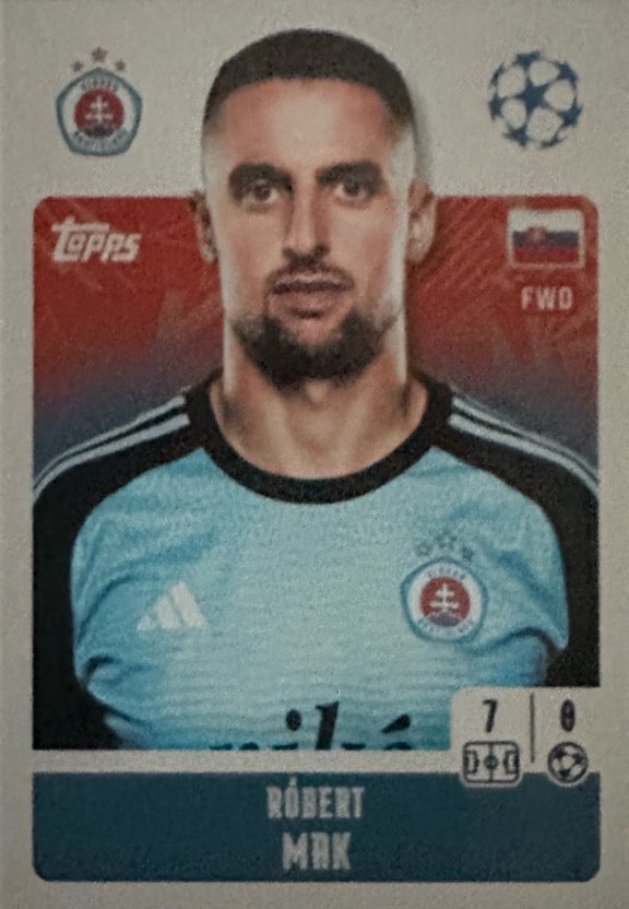 Champions League 2024/25 Topps Mancolista - Scegli figurina da 501 a 531