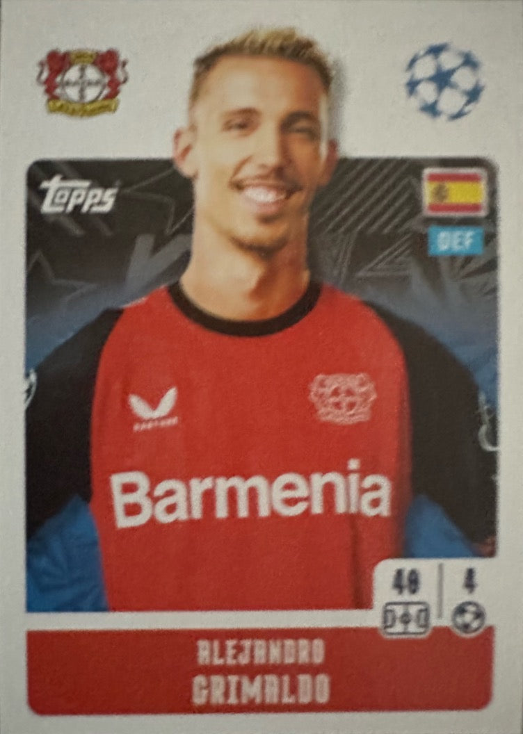 Champions League 2024/25 Topps Mancolista - Scegli figurina da 101 a 200