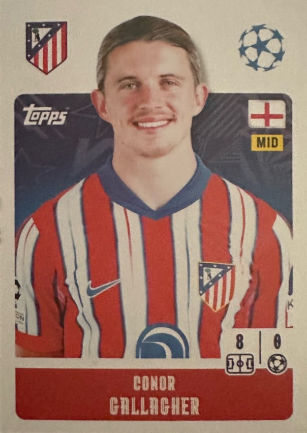 Champions League 2024/25 Topps Mancolista - Scegli figurina Da 1 a 100