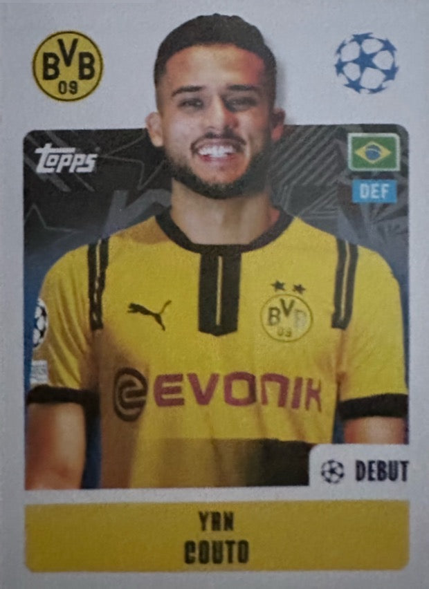 Champions League 2024/25 Topps Mancolista - Scegli figurina da 101 a 200