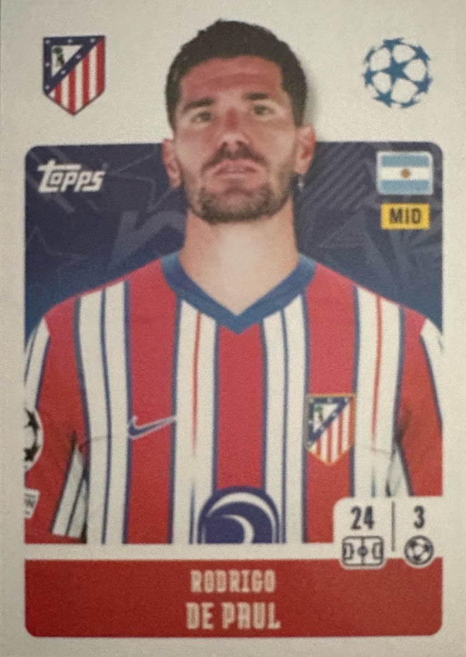 Champions League 2024/25 Topps Mancolista - Scegli figurina Da 1 a 100