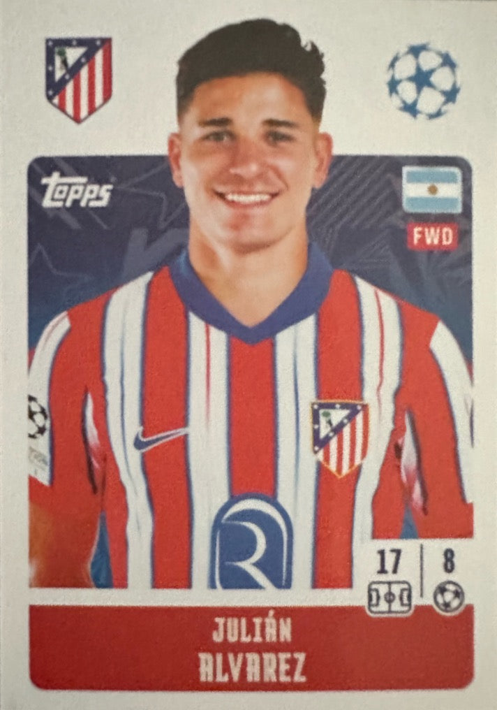 Champions League 2024/25 Topps Mancolista - Scegli figurina Da 1 a 100