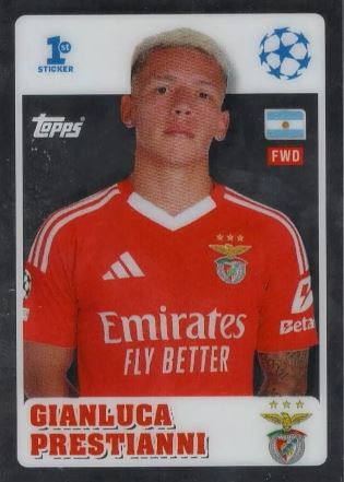 Champions League 2024/25 Topps Mancolista - Scegli figurina Chrome 1° Sticker