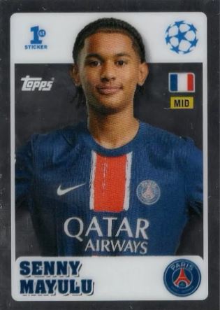 Champions League 2024/25 Topps Mancolista - Scegli figurina Chrome 1° Sticker