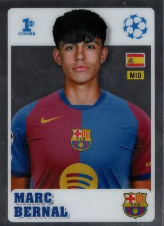 Champions League 2024/25 Topps Mancolista - Scegli figurina Chrome 1° Sticker