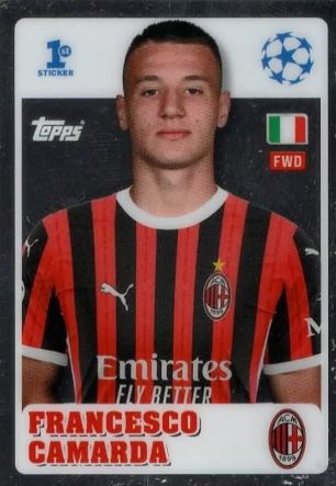 Champions League 2024/25 Topps Mancolista - Scegli figurina Chrome 1° Sticker