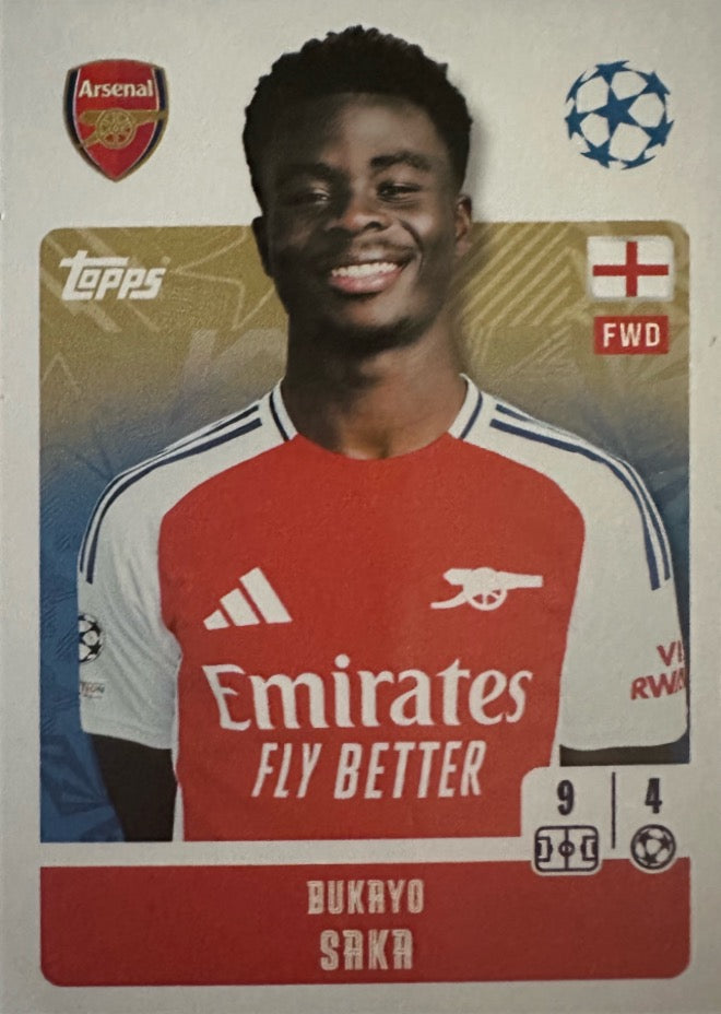 Champions League 2024/25 Topps Mancolista - Scegli figurina Da 1 a 100