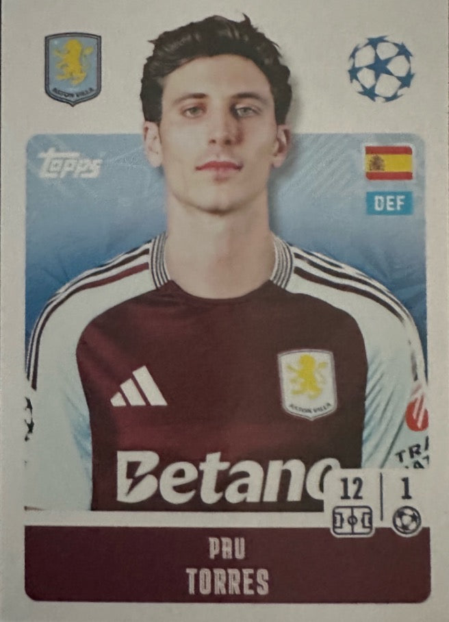 Champions League 2024/25 Topps Mancolista - Scegli figurina Da 1 a 100