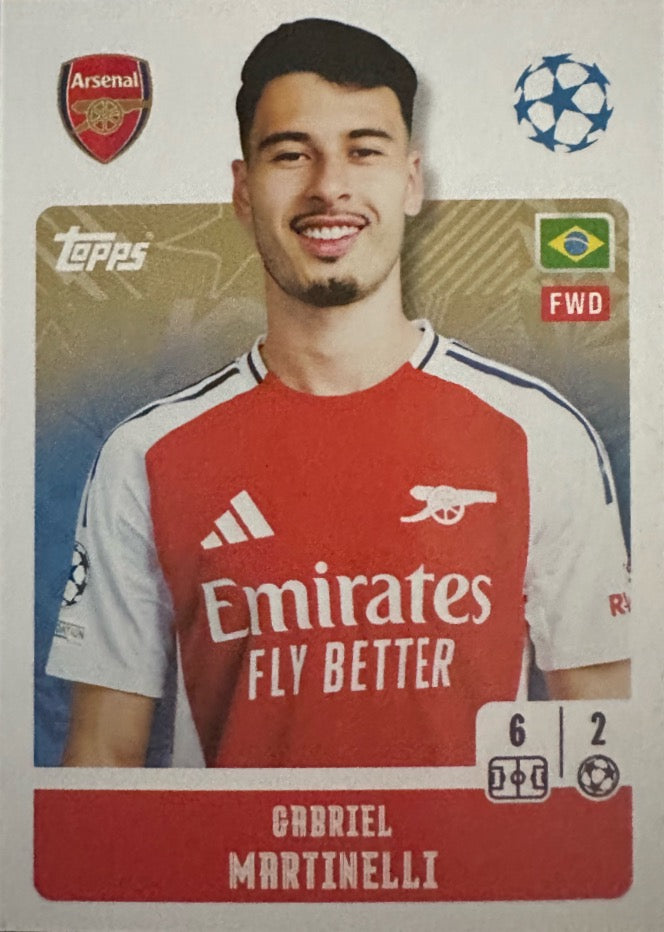 Champions League 2024/25 Topps Mancolista - Scegli figurina Da 1 a 100