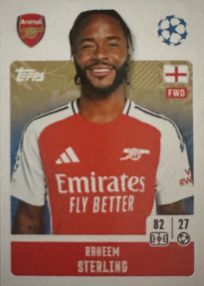 Champions League 2024/25 Topps Mancolista - Scegli figurina Da 1 a 100