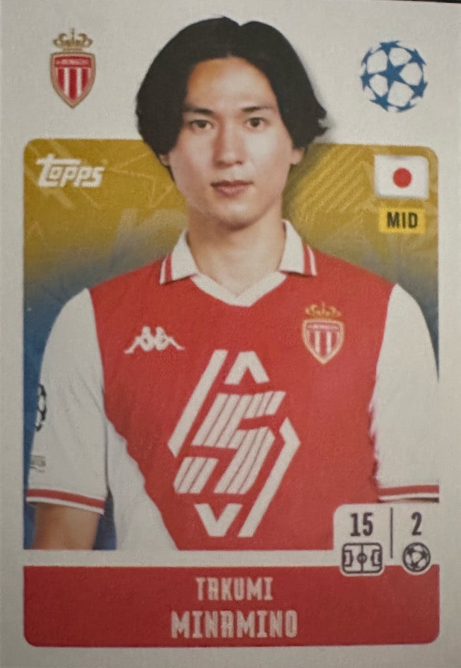 Champions League 2024/25 Topps Mancolista - Scegli figurina Da 1 a 100