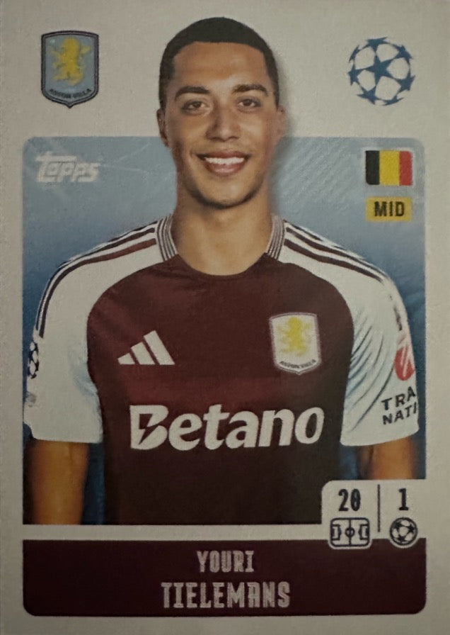 Champions League 2024/25 Topps Mancolista - Scegli figurina Da 1 a 100