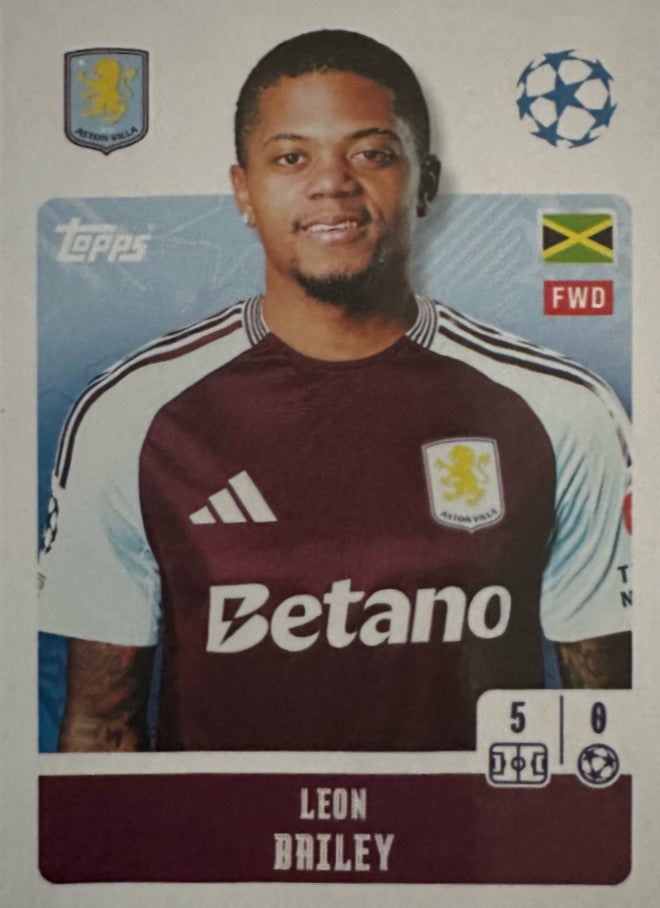 Champions League 2024/25 Topps Mancolista - Scegli figurina Da 1 a 100