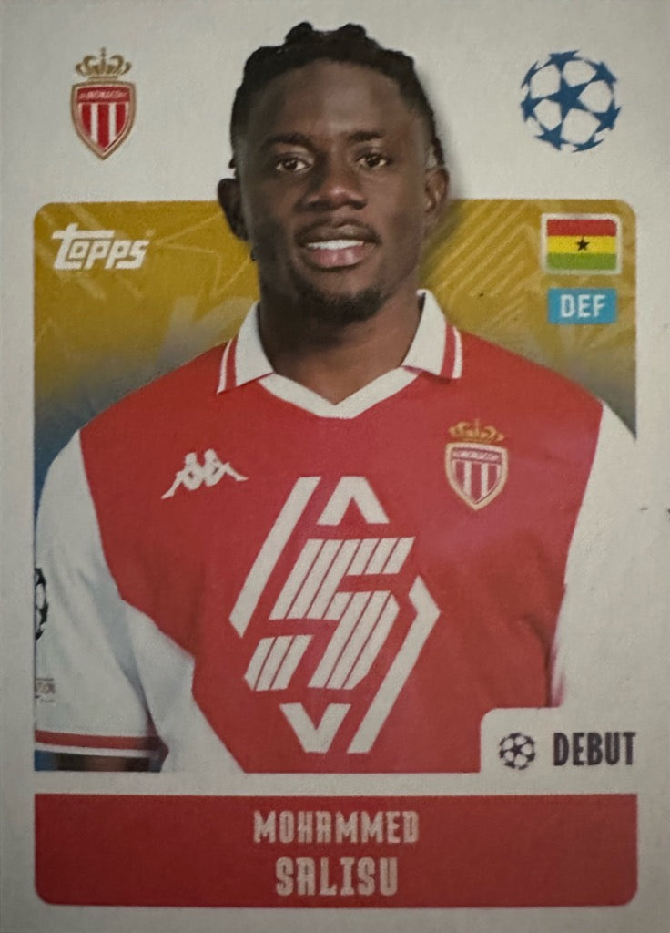 Champions League 2024/25 Topps Mancolista - Scegli figurina Da 1 a 100