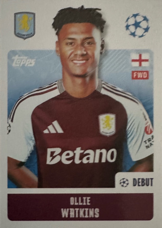 Champions League 2024/25 Topps Mancolista - Scegli figurina Da 1 a 100